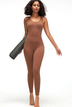 Load image into Gallery viewer, Crisscross Wide Strap Active Jumpsuit