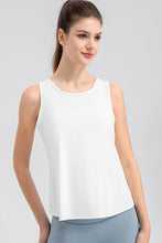 Load image into Gallery viewer, Wide Strap Round Neck Active Tank