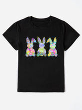 Load image into Gallery viewer, Rabbit Round Neck Short Sleeve T-Shirt