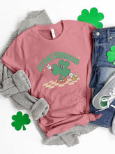 Load image into Gallery viewer, LET'S GET SHAMROCKED Round Neck T-Shirt