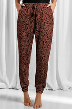 Load image into Gallery viewer, Full Size Leopard Drawstring Pocketed Pants