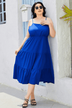 Load image into Gallery viewer, Plus Size Spaghetti Strap Tiered Dress