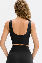Load image into Gallery viewer, Scoop Neck Long Sports Bra