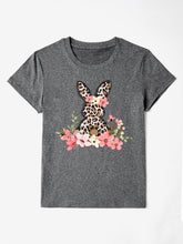 Load image into Gallery viewer, Rabbit Round Neck Short Sleeve T-Shirt