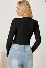 Load image into Gallery viewer, Zip Up Long Sleeve Bodysuit