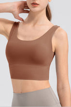 Load image into Gallery viewer, Scoop Neck Wide Strap Active Tank