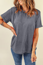 Load image into Gallery viewer, Round Neck Short Sleeve T-Shirt