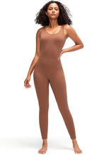 Load image into Gallery viewer, Crisscross Wide Strap Active Jumpsuit