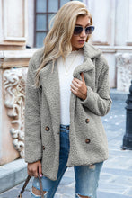 Load image into Gallery viewer, Full Size Lapel Collar Sherpa Coat