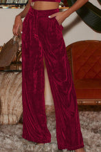 Load image into Gallery viewer, Double Take Loose Fit High Waist Long Pants with Pockets