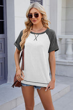 Load image into Gallery viewer, Round Neck Short Sleeve T-Shirt