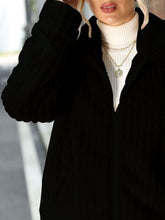 Load image into Gallery viewer, Zip-Up Collared Ribbed Jacket