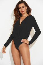 Load image into Gallery viewer, Surplice Long Sleeve Bodysuit