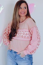 Load image into Gallery viewer, Leopard Exposed Seam Blouse