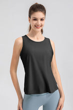 Load image into Gallery viewer, Wide Strap Round Neck Active Tank