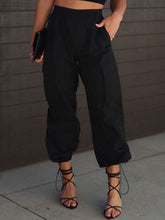 Load image into Gallery viewer, High Waist Drawstring Pants with Pockets