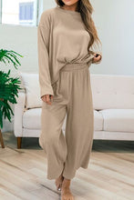 Load image into Gallery viewer, Round Neck Dropped Shoulder Top and Pants Set