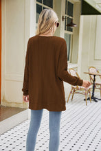 Load image into Gallery viewer, Long Sleeve Pocketed Cardigan