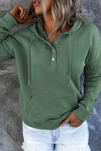 Load image into Gallery viewer, Dropped Shoulder Long Sleeve Hoodie with Pocket