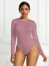 Load image into Gallery viewer, Round Neck Long Sleeve Bodysuit