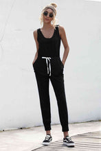Load image into Gallery viewer, Knot Sleeveless Waist Jumpsuit