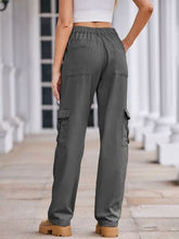 Load image into Gallery viewer, Straight Denim Cargo Pants