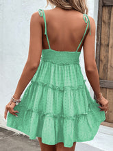 Load image into Gallery viewer, Frill Spaghetti Strap Tiered Dress