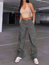 Load image into Gallery viewer, Straight Jeans with Pockets