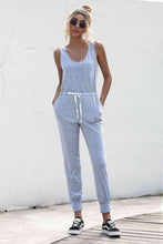 Load image into Gallery viewer, Knot Sleeveless Waist Jumpsuit