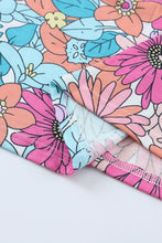 Load image into Gallery viewer, Floral Round Neck Sleeveless Dress