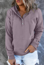 Load image into Gallery viewer, Dropped Shoulder Long Sleeve Hoodie with Pocket