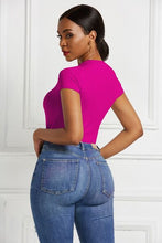 Load image into Gallery viewer, Round Neck Short Sleeve Bodysuit