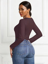 Load image into Gallery viewer, Round Neck Long Sleeve Bodysuit