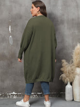 Load image into Gallery viewer, Plus Size Long Sleeve Pocketed Cardigan