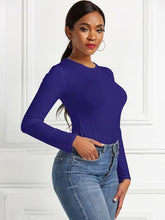 Load image into Gallery viewer, Round Neck Long Sleeve Bodysuit