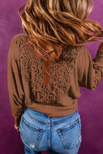 Load image into Gallery viewer, Ribbed Round Neck Long Sleeve Blouse