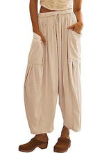 Load image into Gallery viewer, Full Size Pocketed Drawstring Wide Leg Pants
