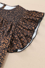 Load image into Gallery viewer, Plus Size Printed Smocked Butterfly Sleeve Blouse