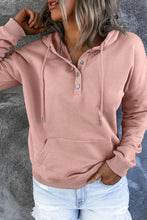 Load image into Gallery viewer, Dropped Shoulder Long Sleeve Hoodie with Pocket