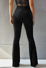 Load image into Gallery viewer, Ribbed High Waist Flare Pants