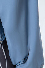 Load image into Gallery viewer, Drawstring Zip Up Dropped Shoulder Active Outerwear