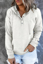 Load image into Gallery viewer, Dropped Shoulder Long Sleeve Hoodie with Pocket