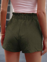 Load image into Gallery viewer, Tied High Waist Shorts with Pockets
