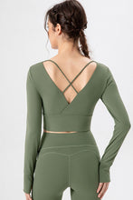 Load image into Gallery viewer, Square Neck Crisscross Active T-Shirt