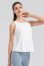 Load image into Gallery viewer, Wide Strap Round Neck Active Tank