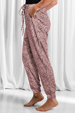 Load image into Gallery viewer, Full Size Leopard Drawstring Pocketed Pants