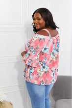 Load image into Gallery viewer, Sew In Love Full Size Fresh Take Floral Cold-Shoulder Top