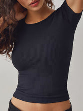 Load image into Gallery viewer, Round Neck Short Sleeve T-Shirt