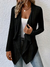 Load image into Gallery viewer, Open Front Long Sleeve Cardigan