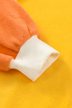 Load image into Gallery viewer, Round Neck Dropped Shoulder Color Block Sweatshirt